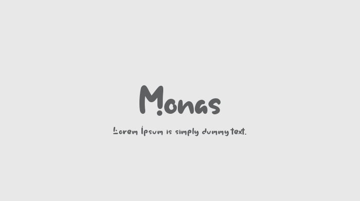 Monas Font