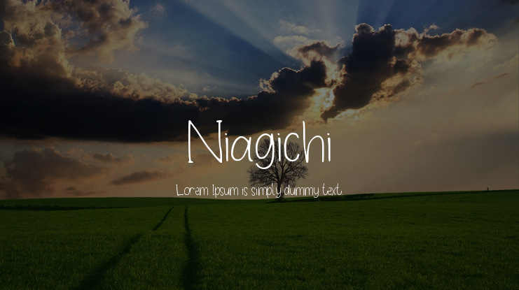 Niagichi Font
