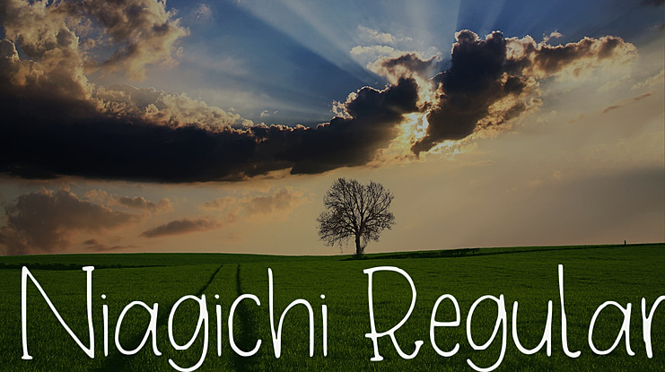 Niagichi Font