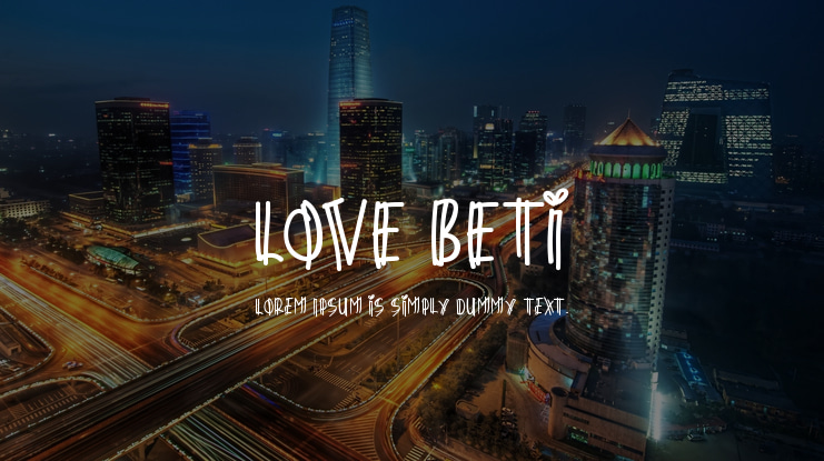 Love Beti Font