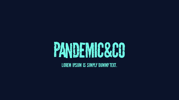 Pandemic&co Font