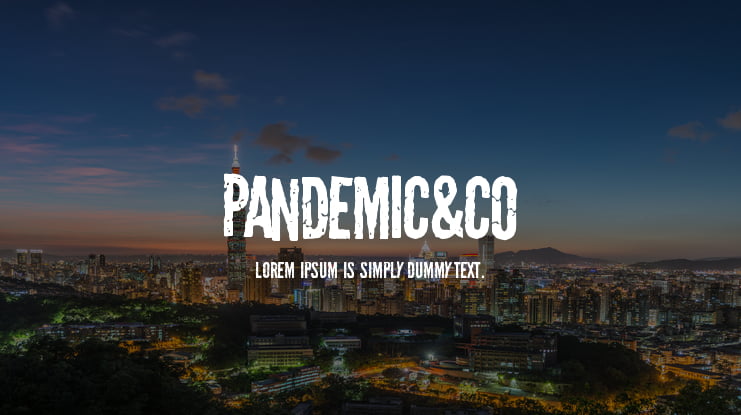 Pandemic&co Font