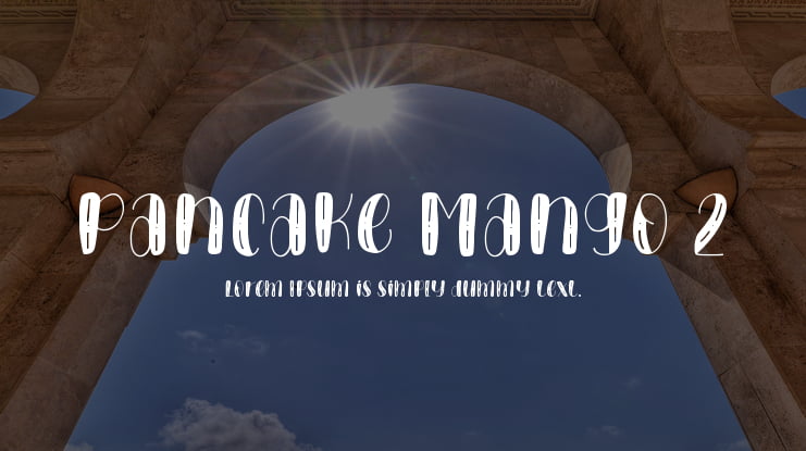 Pancake Mango 2 Font Family