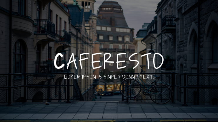 Caferesto Font