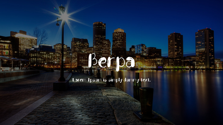 Berpa Font