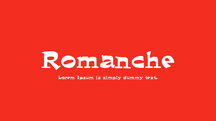 Romanche Font