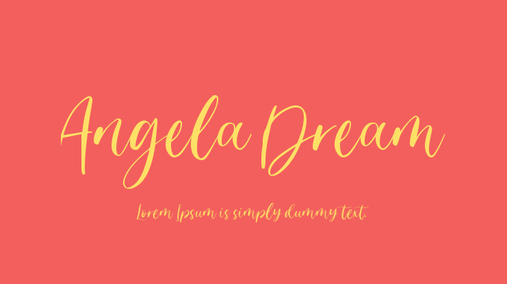 Angela Dream Font