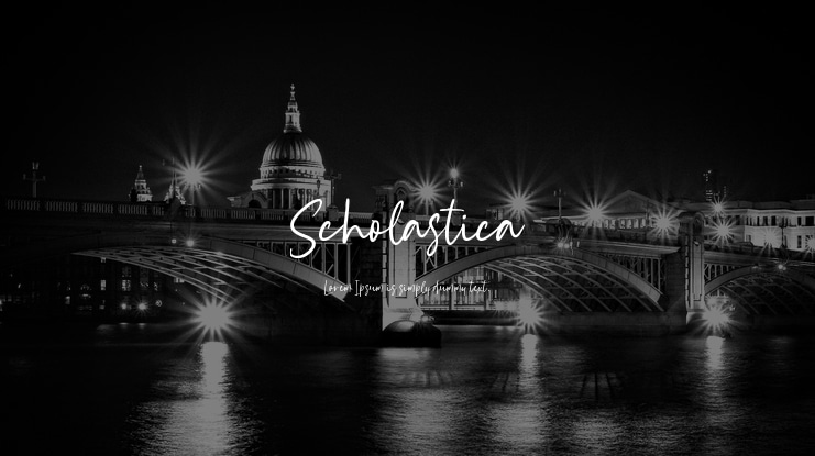 Scholastica Font