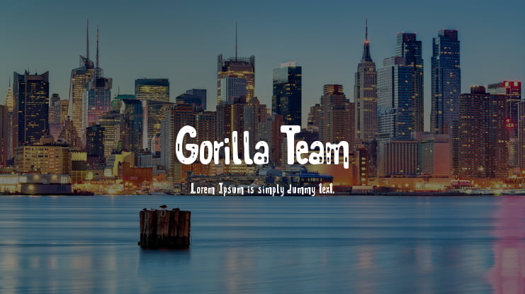 Gorilla Team Font