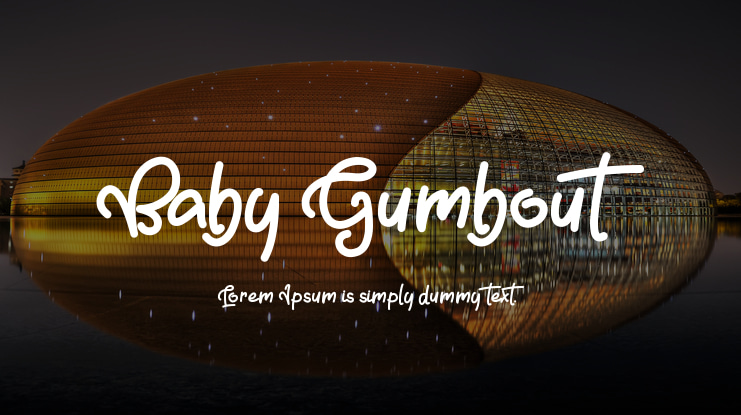 Baby Gumbout Font