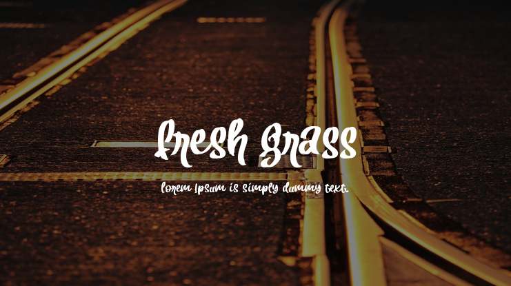 Fresh Grass Font