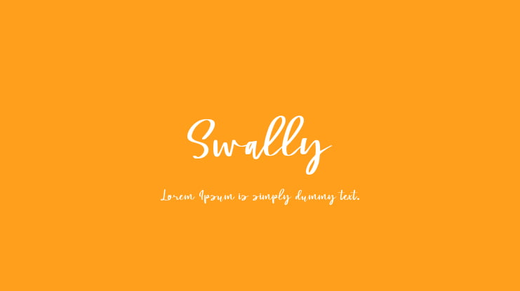 Swally Font