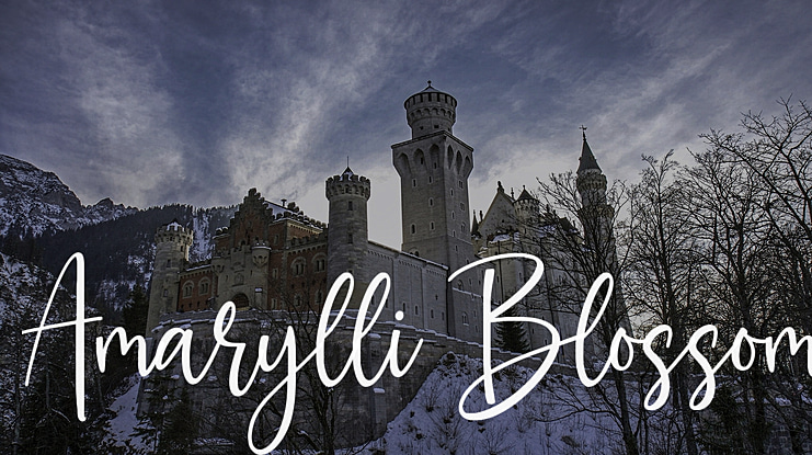 Amarylli Blossom Font