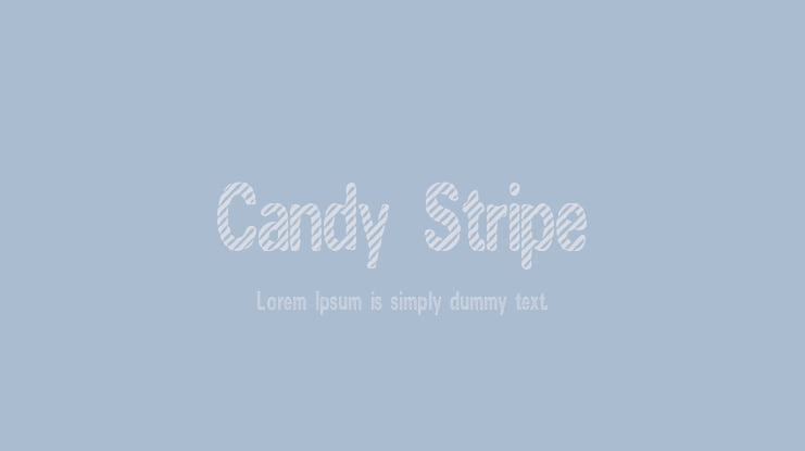 Candy Stripe Font