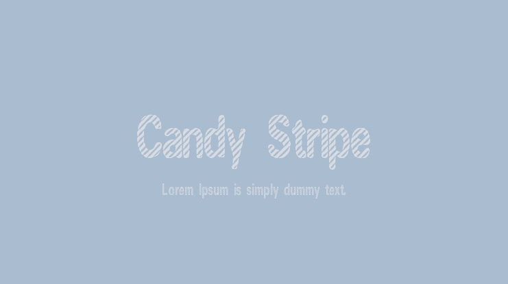 Candy Stripe Font