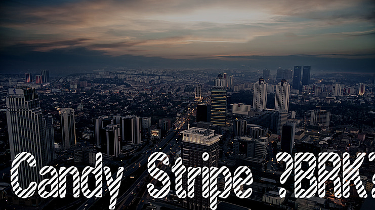 Candy Stripe Font