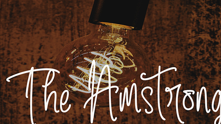 The Amstrong Font