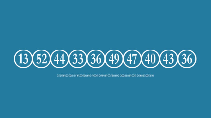Numberpile Font Family