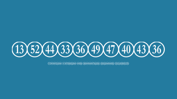 Numberpile Font Family