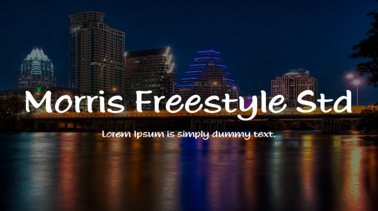 Morris Freestyle Std Font