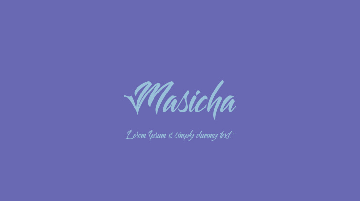 Masicha Font