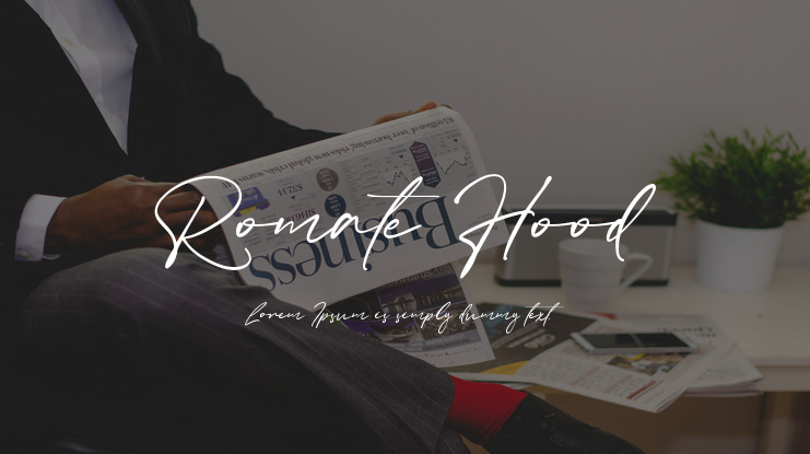 Romate Hood Font