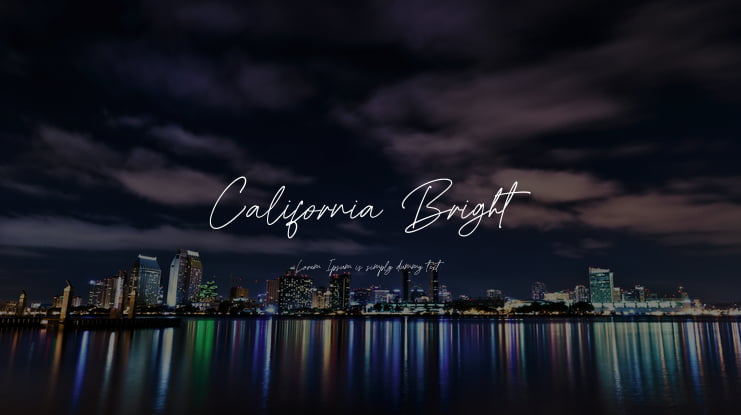 California Bright Font