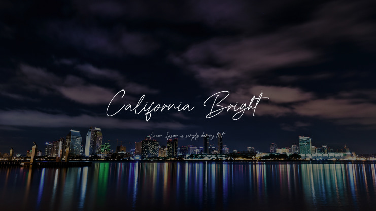 California Bright Font