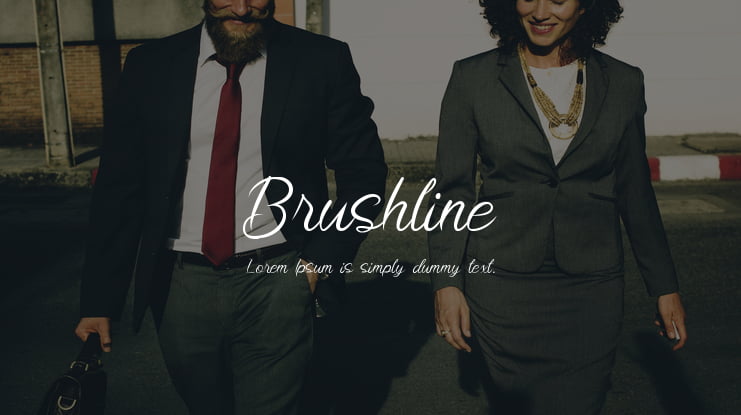 Brushline Font