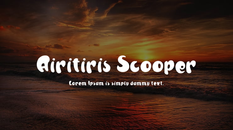 Airitiris Scooper Font