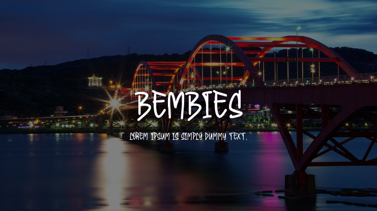 Bembies Font
