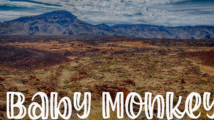 Baby Monkey Font