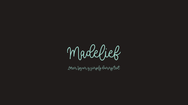 Madelief Font