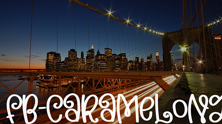 FB-caramelong Font