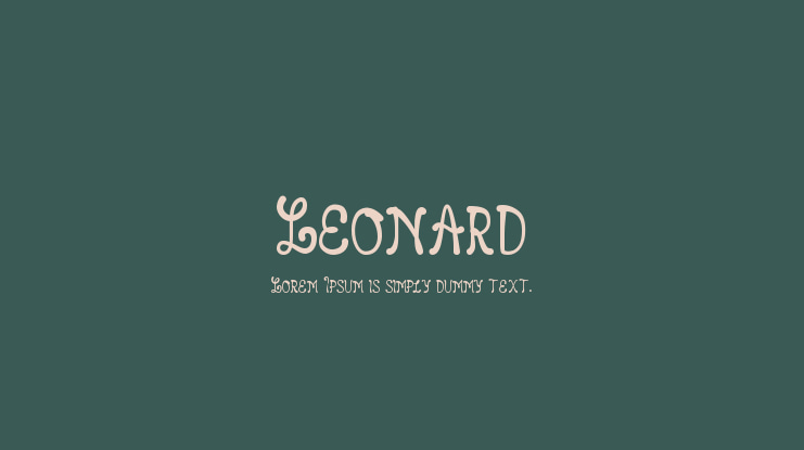 Leonard Font