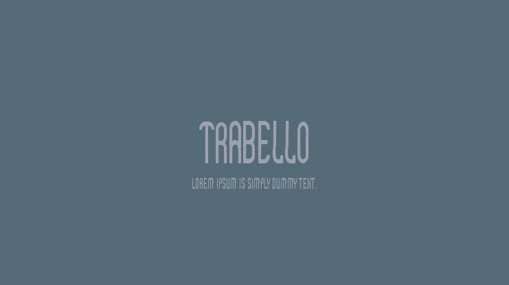 Trabello Font