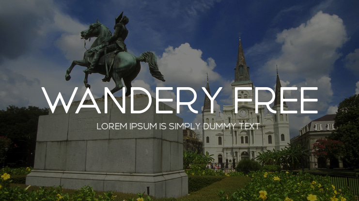 Wandery Free Font