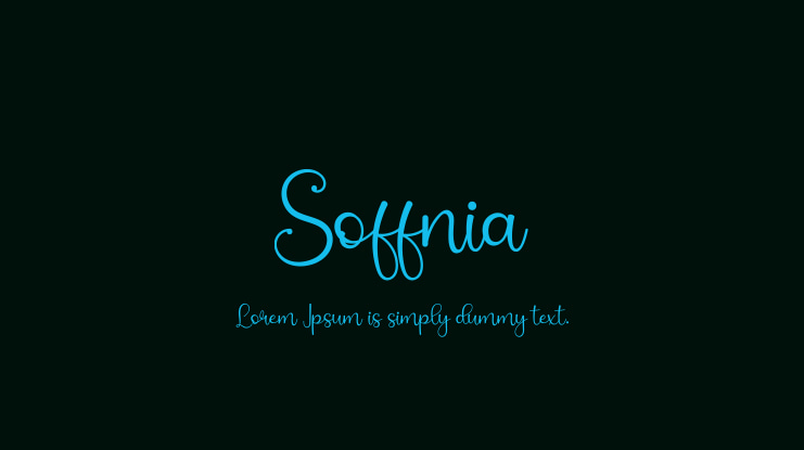 Soffnia Font