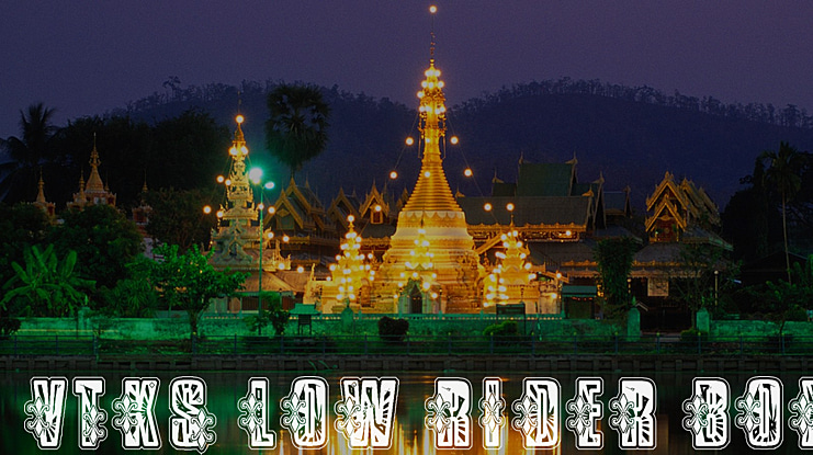 VTKS Low Rider Font Family