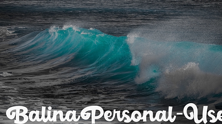 Balina-Personal-Use Font