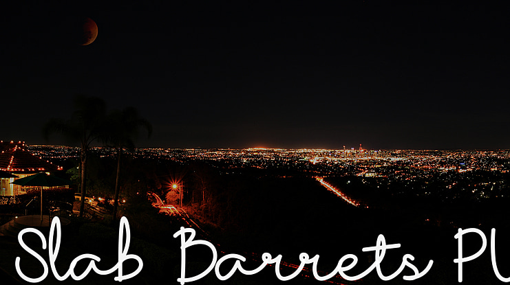 Slab Barrets PU Font