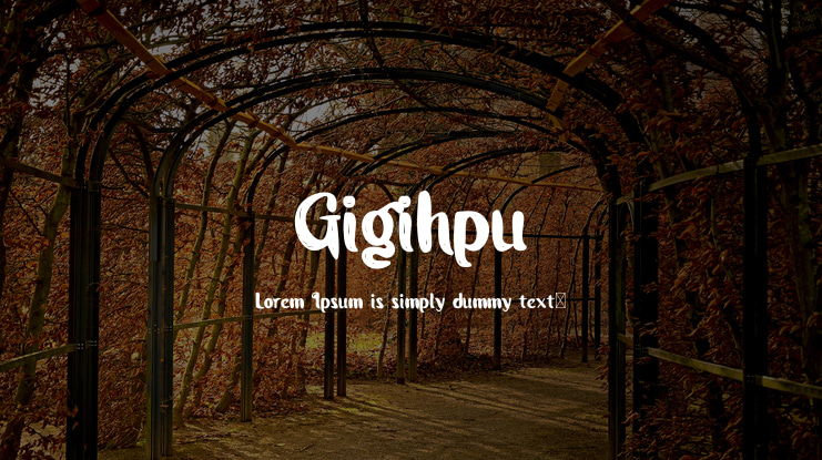 Gigihpu Font
