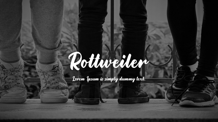 Rottweiler Font