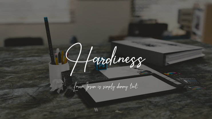 Hardiness Font