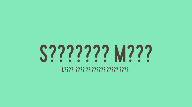 Struggle More Font Family