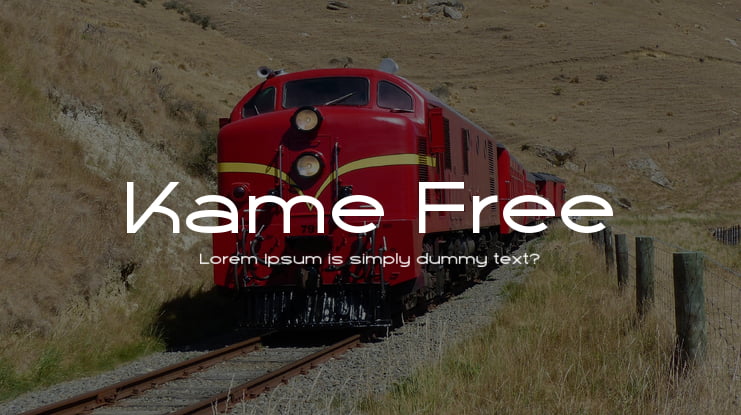 Kame Free Font Family