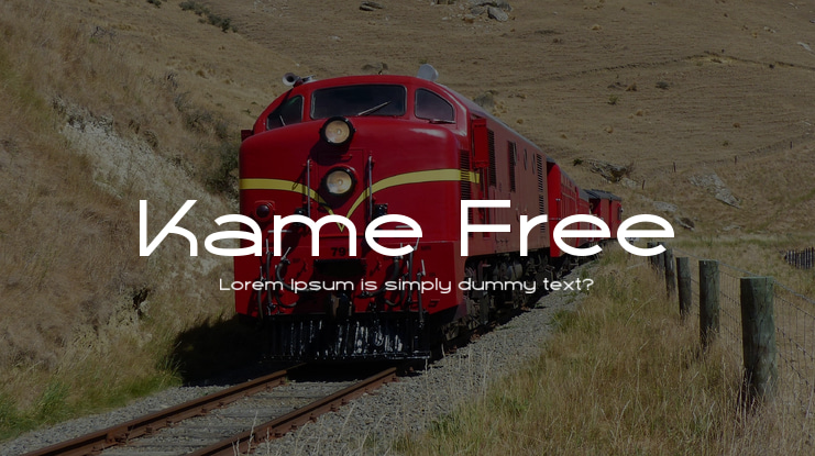 Kame Free Font Family