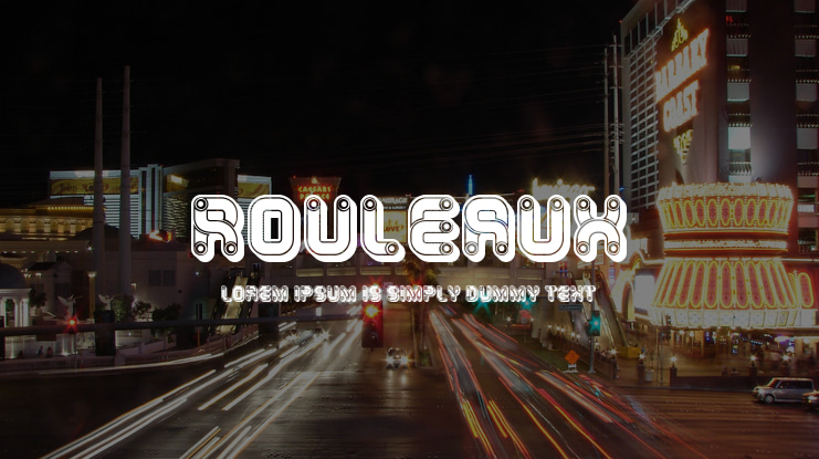 Rouleaux Font Family