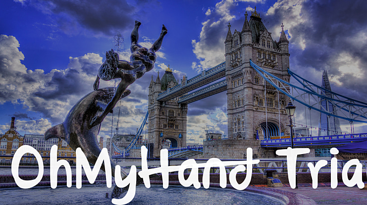 OhMyHand Trial Font