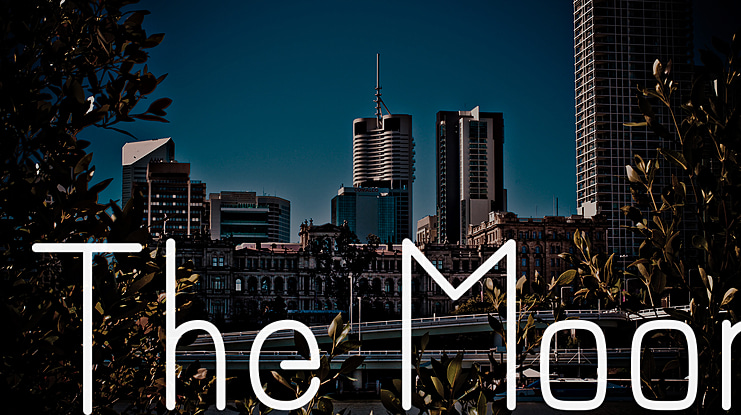The Moon Font